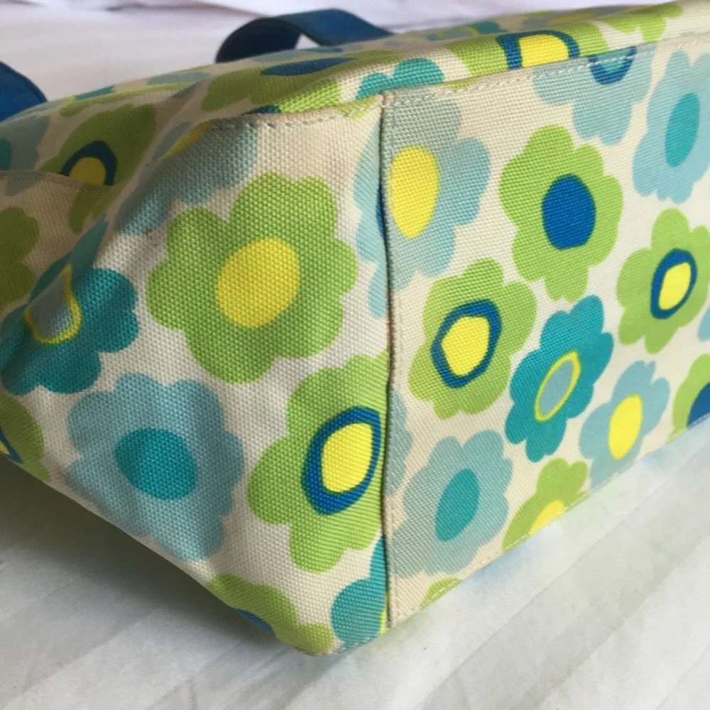 Jim Thompson Multicolor Floral Canvas Handbag - Picture 5 of 15